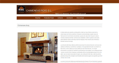 Desktop Screenshot of chimeneasroig.net