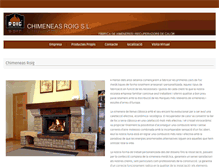 Tablet Screenshot of chimeneasroig.net